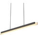 Architect Pendant LED 4.75 inch Black Pendant Ceiling Light, Linear