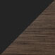 Barnes 21.26 inch Matte Black and Rustic Oak with Driftwood-Black Walnut Blades Ceiling Fan