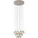 Canada 23 Light 24 inch Polished Nickel Chandelier Ceiling Light