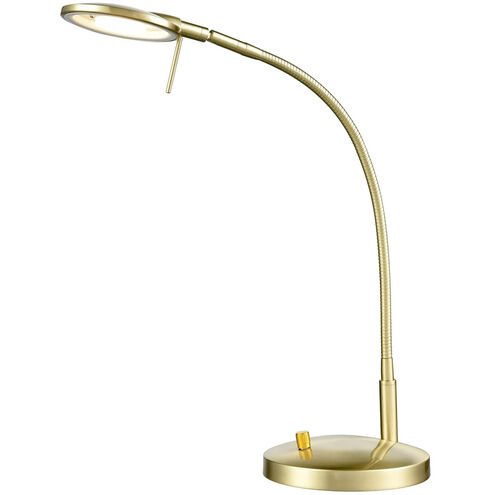 Dessau Flex 18 inch 13.00 watt Satin Brass Desk Lamp Portable Light