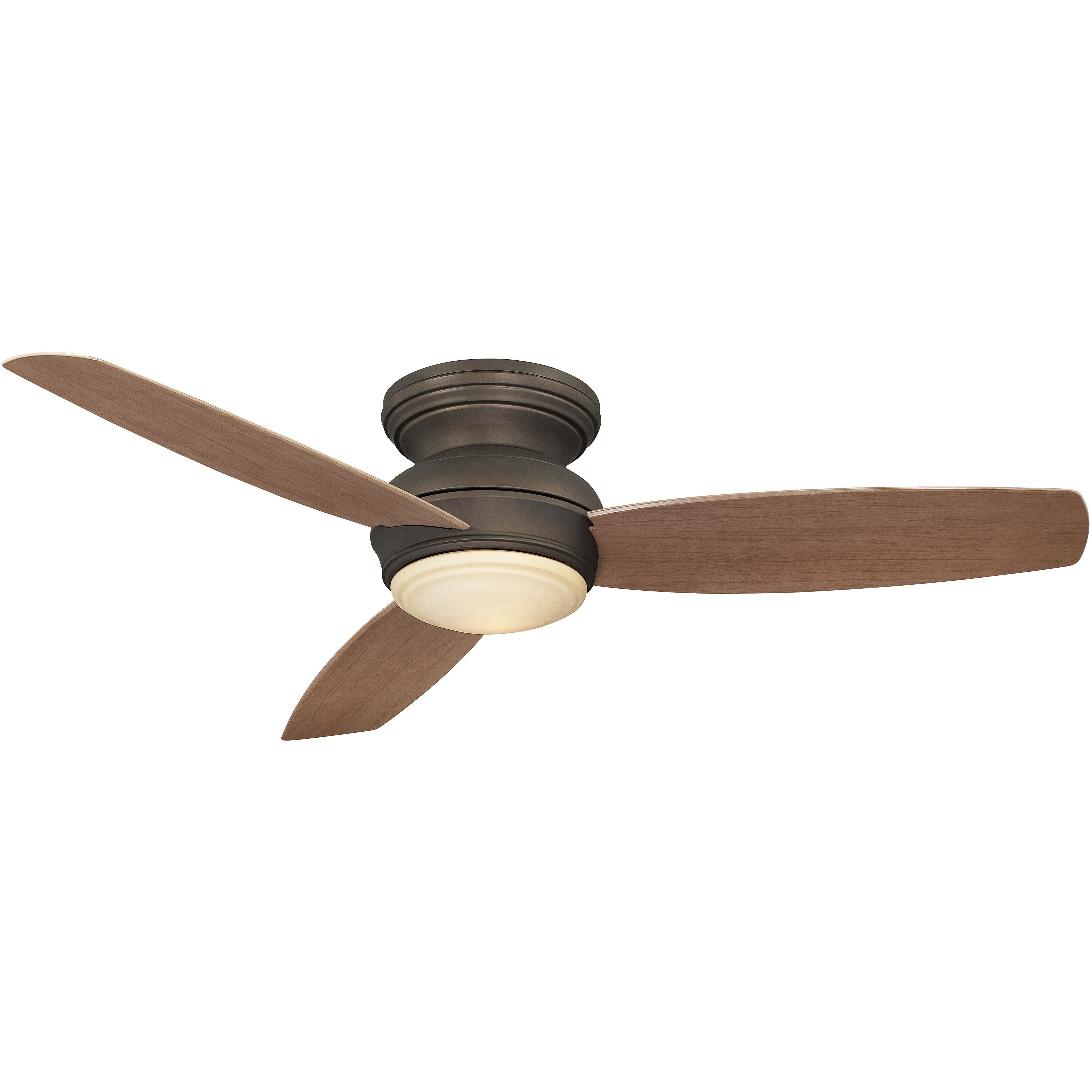 Traditional Concept 52 inch Oil Rubbed Bronze with Medium Maple Blades Outdoor Ceiling Fan