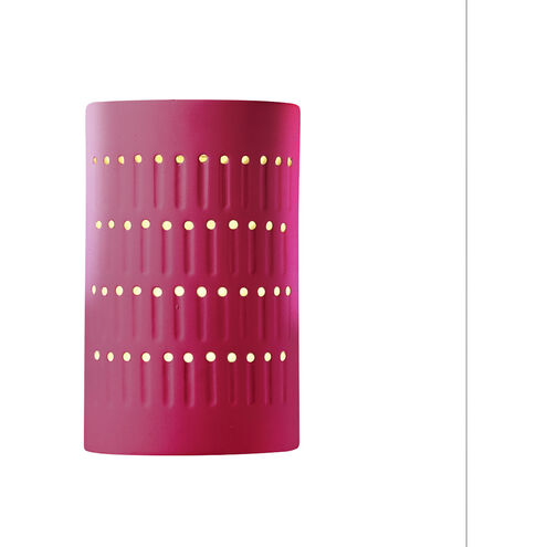 Ambiance 1 Light 9.25 inch Cerise Outdoor Wall Sconce in Incandescent, Ceriseá