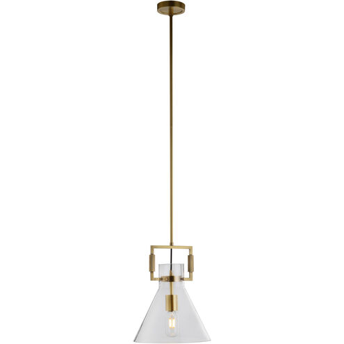 Canada 1 Light 10 inch Brass Single Pendant Lighting Ceiling Light