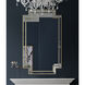 Raton 40 X 24 inch Antique Champagne Silver Wall Mirror, Medium Rectangular