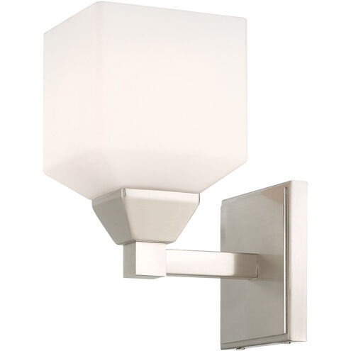 Aragon 1 Light 5 inch Brushed Nickel Wall Sconce Wall Light
