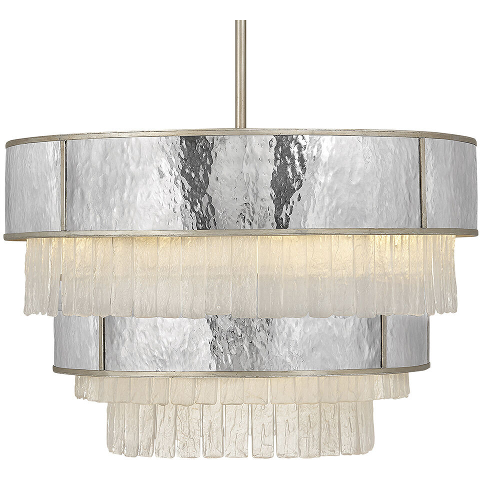 Reverie LED 32 inch Champagne Gold Chandelier Ceiling Light
