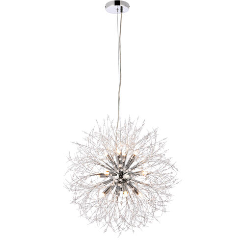 Solace 12 Light 24 inch Chrome Pendant Ceiling Light