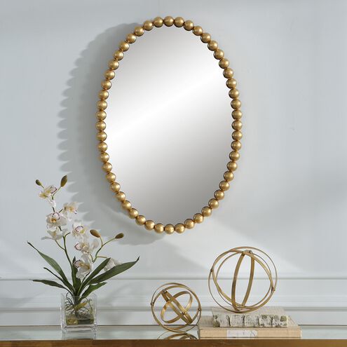 Serna 30 X 20 inch Gold Leaf Mirror