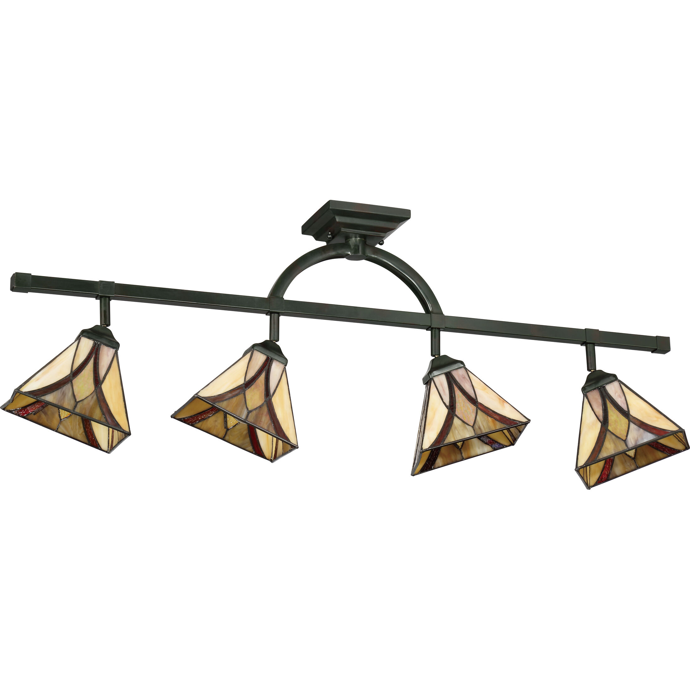 Asheville 4 Light 120V Valiant Bronze Track Light Ceiling Light, Naturals
