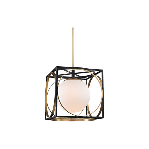 Wadsworth 1 Light 17.75 inch Aged Brass Pendant Ceiling Light
