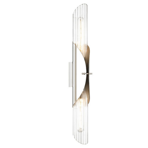 Lefferts 2 Light 3.25 inch Polished Nickel ADA Wall Sconce Wall Light
