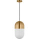 Drew & Jonathan Scott Foster 1 Light 8 inch Satin Brass Pendant Ceiling Light