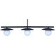Mierka 3 Light 32.5 inch Black Pendant Ceiling Light