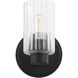 Bedminster 1 Light 5.75 inch Matte Black Vanity Light Wall Light