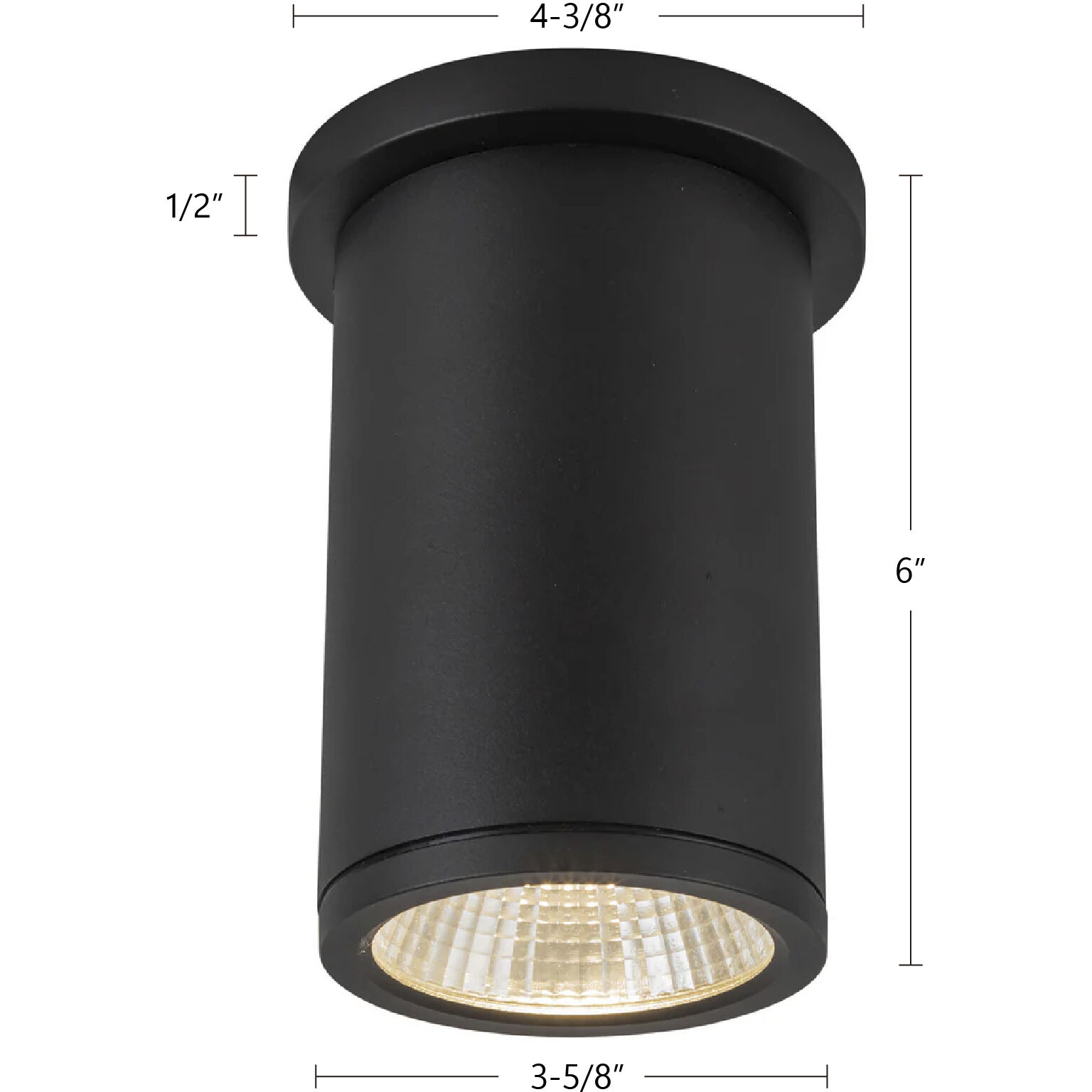 Nordic LED 4.38 inch White Exterior Ceiling