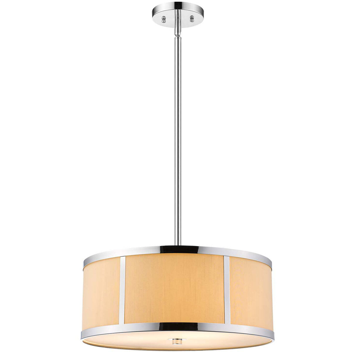 Butler 2 Light 12 inch Polished Chrome Flush Mount/Pendant Ceiling Light