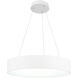 Arenal LED 18 inch White Drum Shade Pendant Ceiling Light