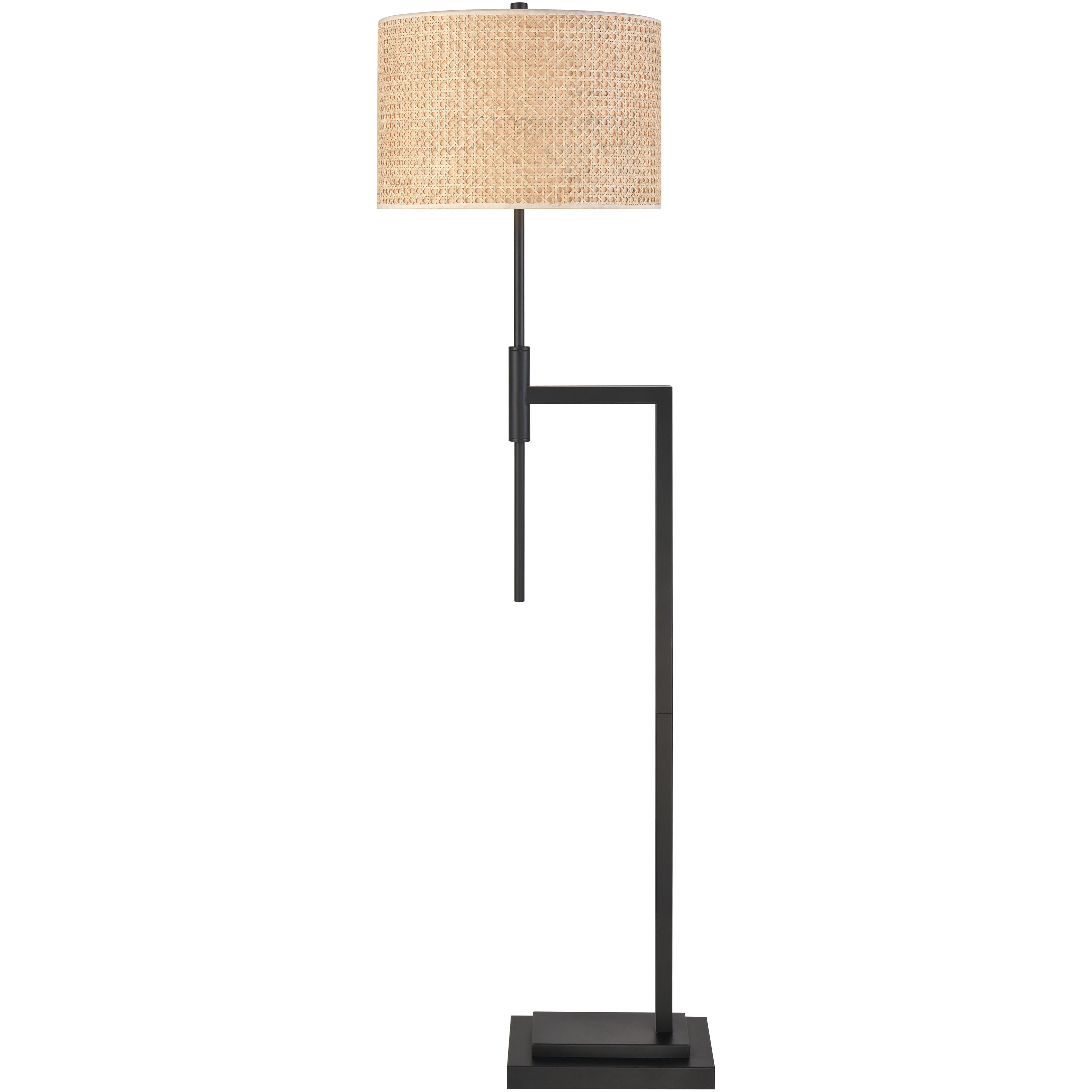 Baitz 62.5 inch 150 watt Matte Black Floor Lamp Portable Light