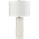 Lore 29 inch 9 watt Plaster White Table Lamp Portable Light