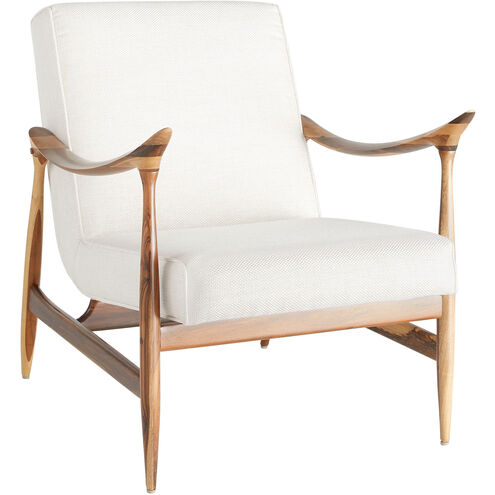 Oscar Light Brown and Cream Arm Chair