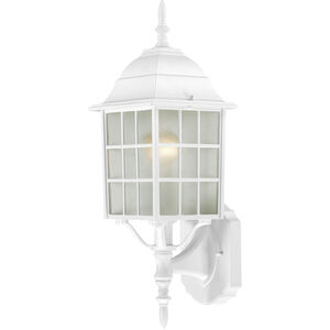 Brentwood 1 Light 18 inch White Outdoor Wall Sconce