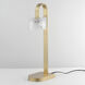 Elysian 22 inch 8.00 watt Natural Aged Brass Table Lamp Portable Light
