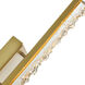 Stagger LED 4.3 inch Brass Wall Light