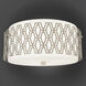 Marcel LED 16 inch Polished Nickel Flush Mount Ceiling Light, Geometric Framing