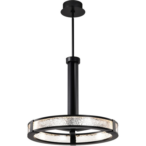 Darrow LED 24 inch Matte Black Pendant Ceiling Light