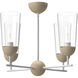 Alora Mood Emil 4 Light 25 inch White and White Oak Chandelier Ceiling Light