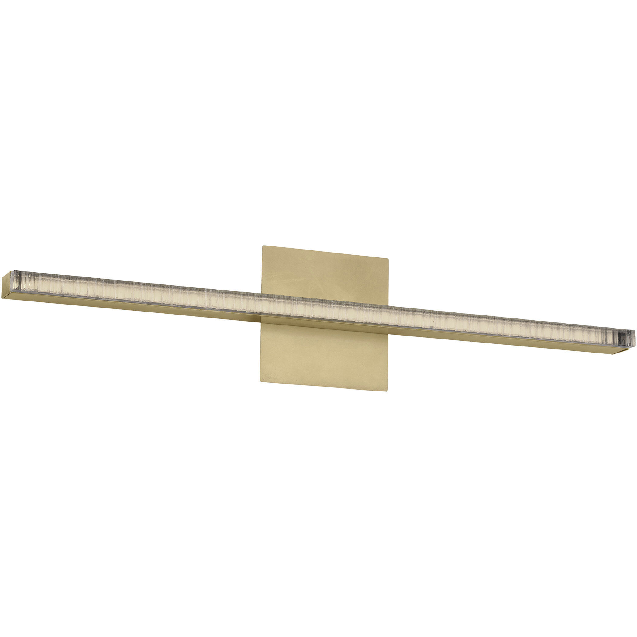 Mick De Giulio Serre LED 24 inch Natural Brass Bath Vanity Wall Light