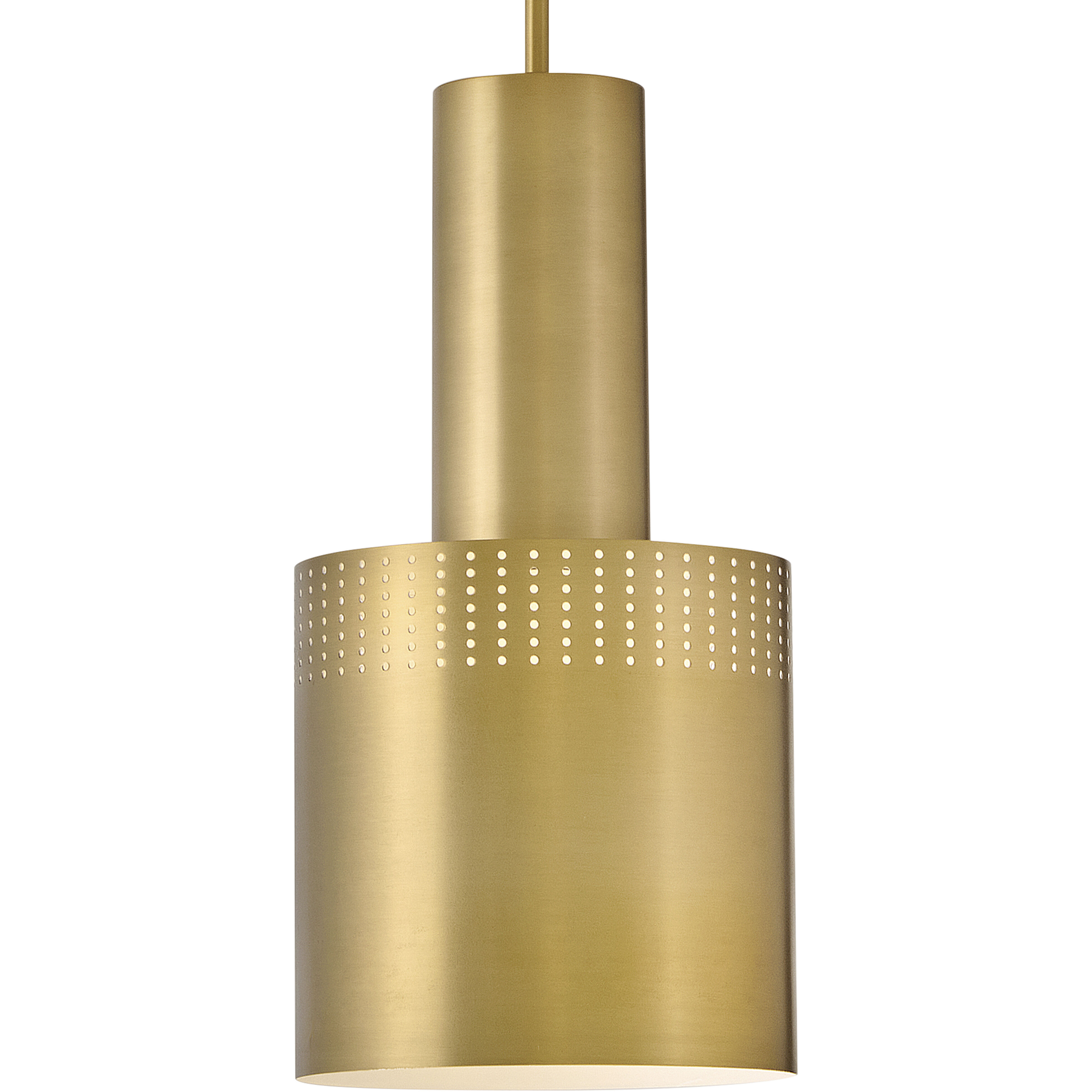 Casey 1 Light 9 inch Lacquered Brass Pendant Ceiling Light