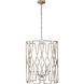 Niermann Weeks Brittany 6 Light 24 inch Venetian Silver Foyer Lantern Ceiling Light, Niermann Weeks, Large