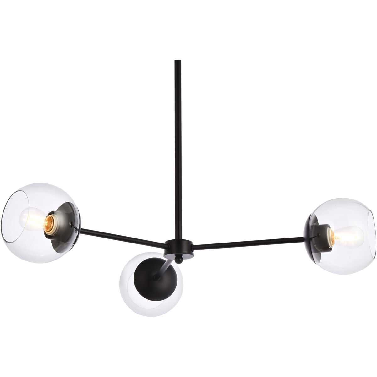 Briggs 3 Light 32 inch Black Pendant Ceiling Light