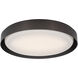 Kelly Wearstler Precision LED 18 inch Bronze Round Flush Mount Ceiling Light