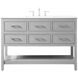 Sinclaire 48 X 22 X 34 inch Gray Vanity Sink Set