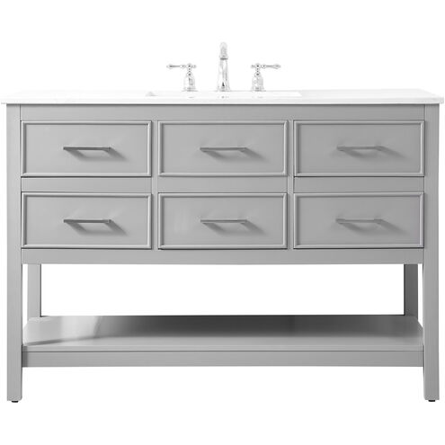 Sinclaire 48 X 22 X 34 inch Gray Vanity Sink Set
