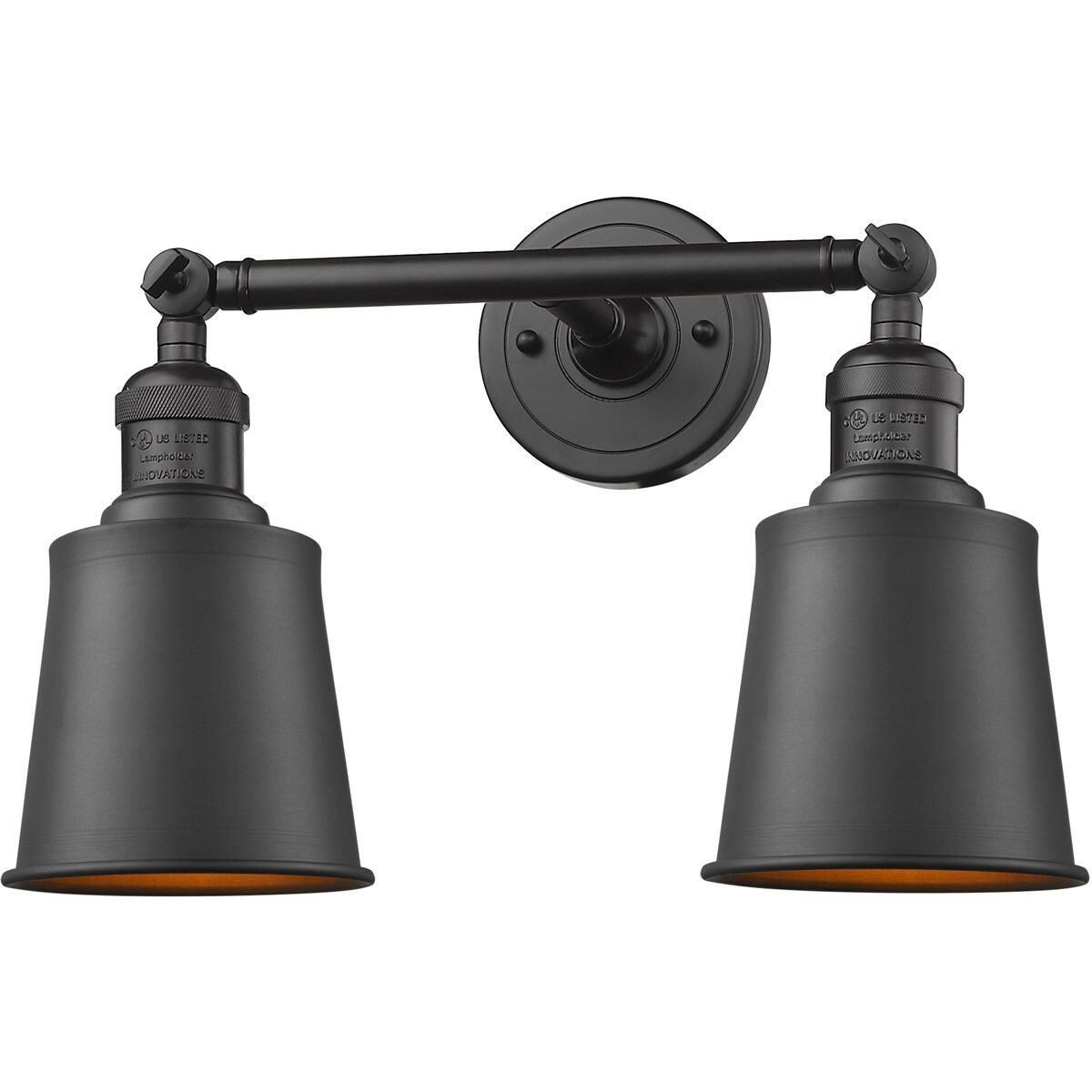 Franklin Restoration Addison 2 Light 5 inch Oil Rubbed Bronze Bath Vanity Light Wall Light, Franklin Restoration