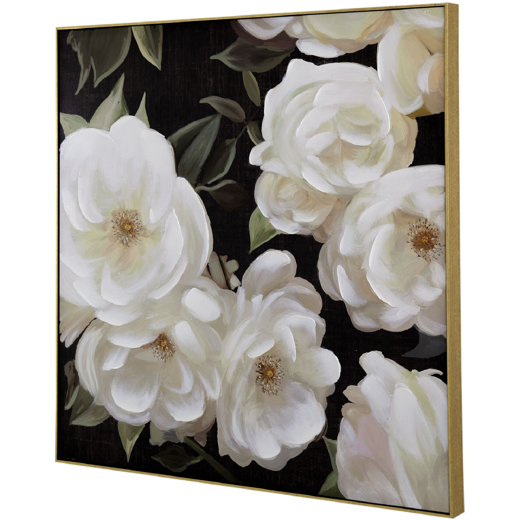 Sweet White/Black/Gold Wall Art