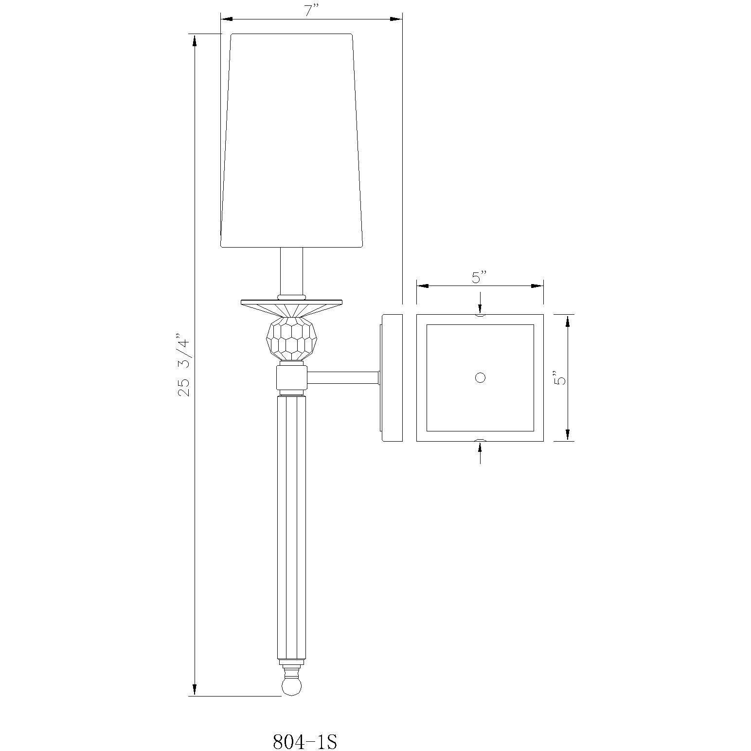 Ava 1 Light 5.5 inch Rubbed Brass Wall Sconce Wall Light