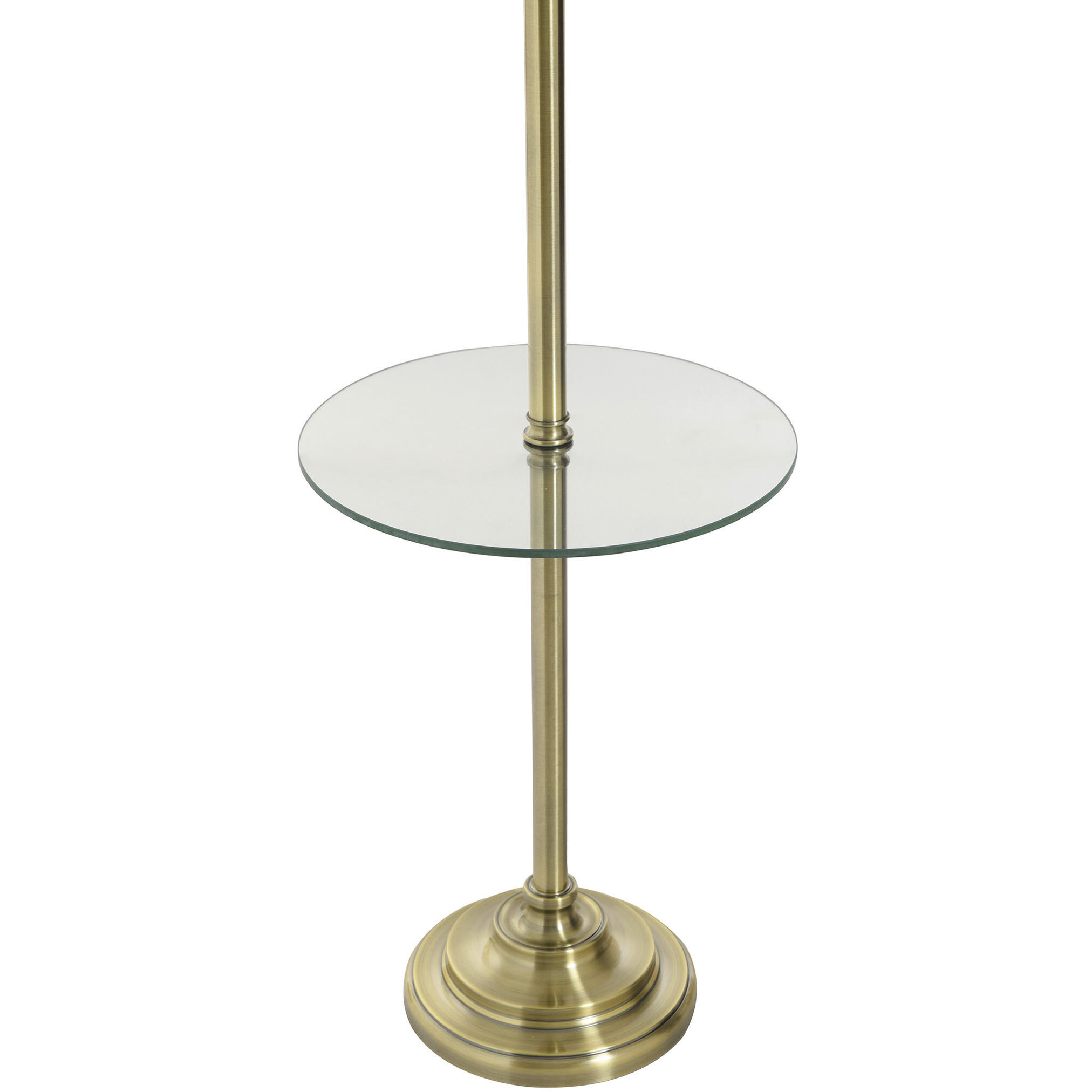 Signature 61 inch 150 watt Antique Brass Floor Lamp Portable Light