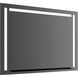 Skylight 48 X 36 inch Black LED Lighted Mirror, Vanita by Oxygen