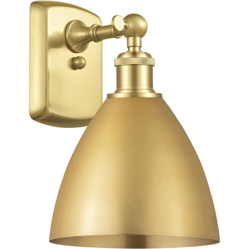 Ballston Dome LED 7.5 inch Satin Gold Sconce Wall Light