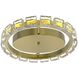 Camila LED 16 inch Aged Brass Flush Mount Ceiling Light
