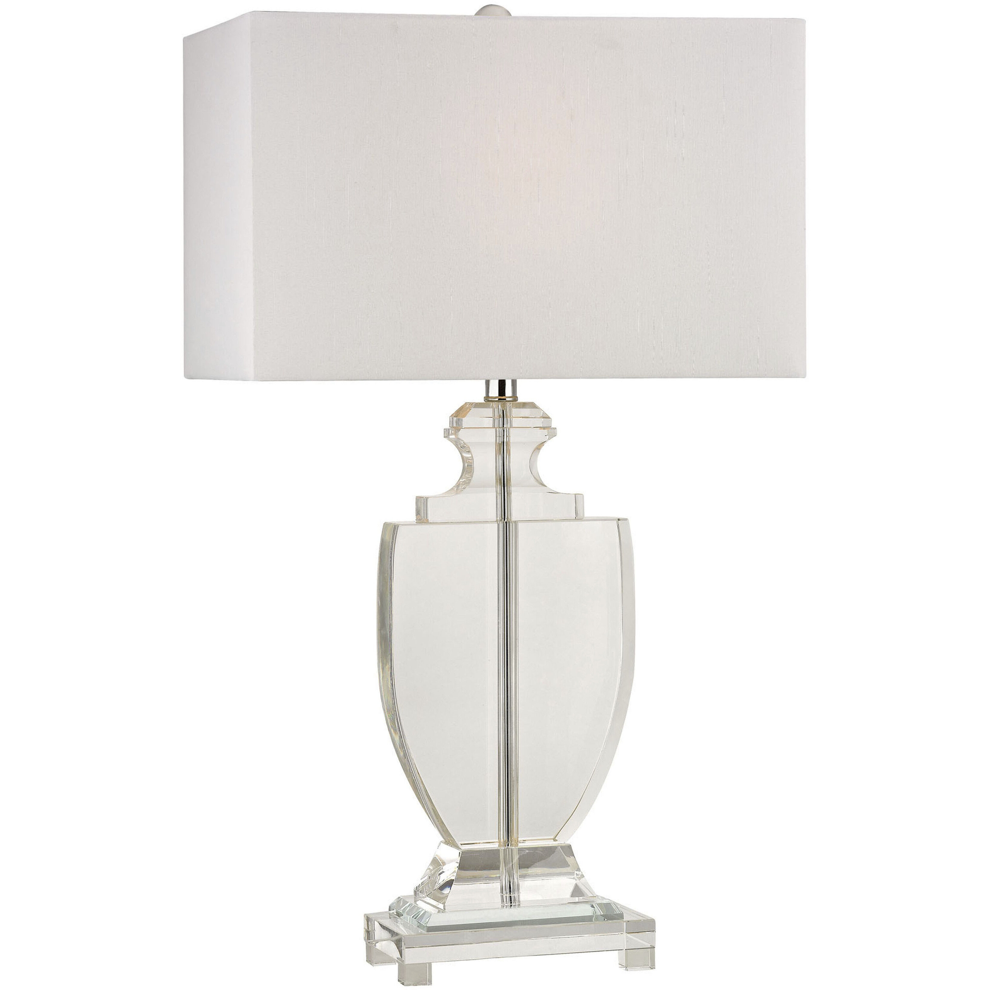 Avonmead 26 inch 100 watt Clear Table Lamp Portable Light