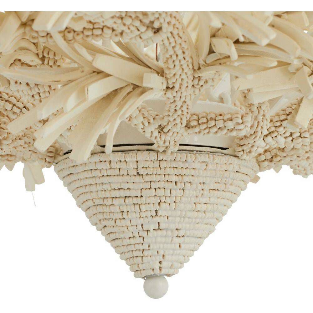 Fernanda 8 Light 38 inch Ivory and White Chandelier Ceiling Light