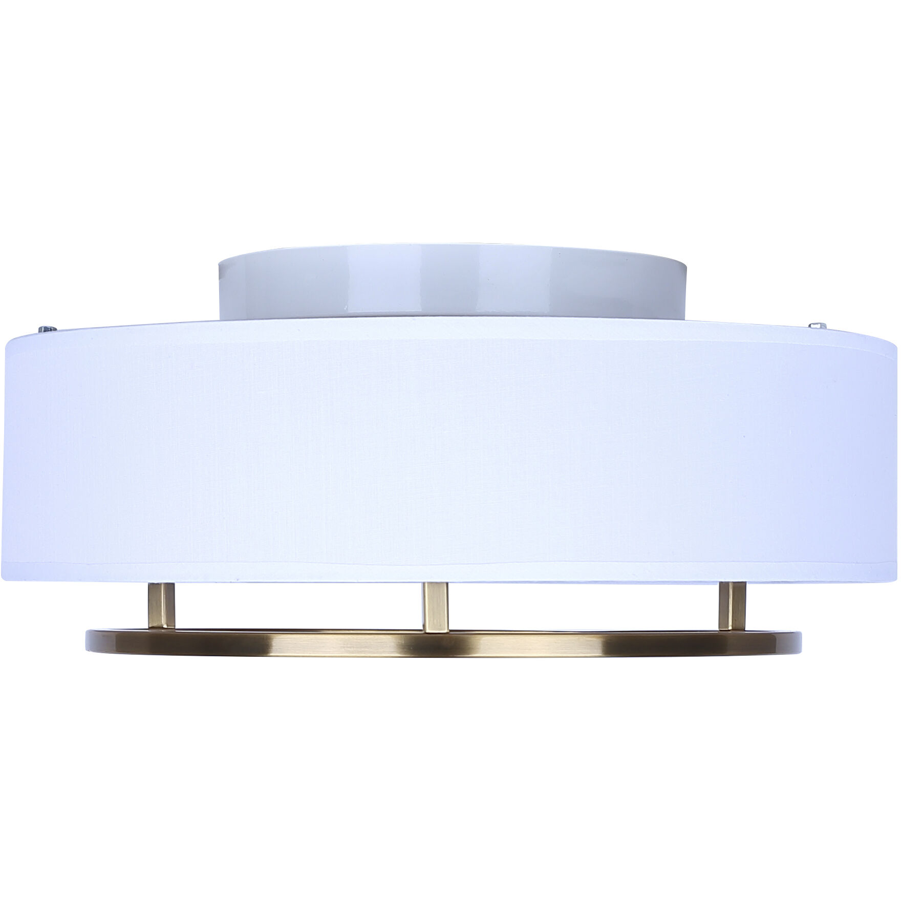 Bonnie 2 Light 15 inch Gold Flush Mount Ceiling Light