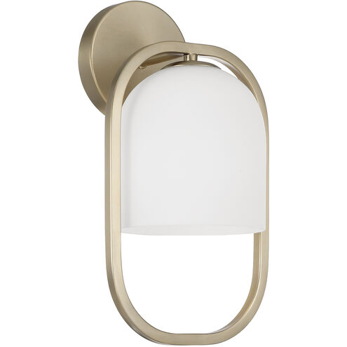 Zeek Sconce Wall Light in Matte Brass