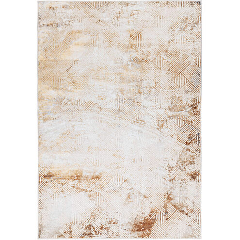 Melet 90 X 63 inch Gold Rug in 5 x 7