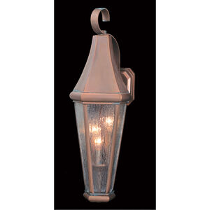 Le Havre 3 Light 24 inch Raw Copper Exterior Wall Mount
